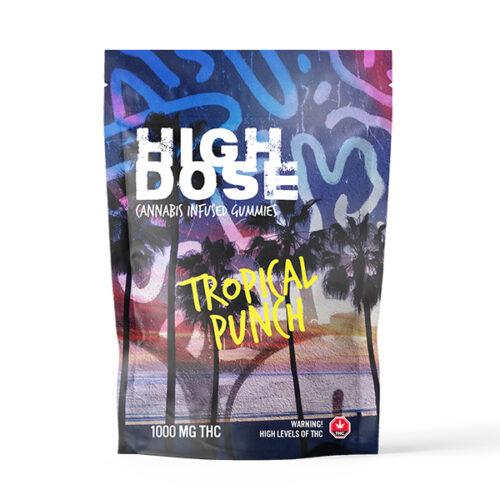 Buy High Dose 1000mg THC Gummy – Tropical Punch