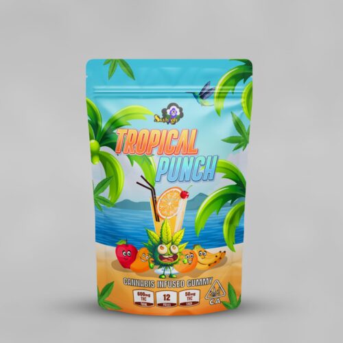 Sky High Edibles – Tropical Punch Gummy 600mg THC